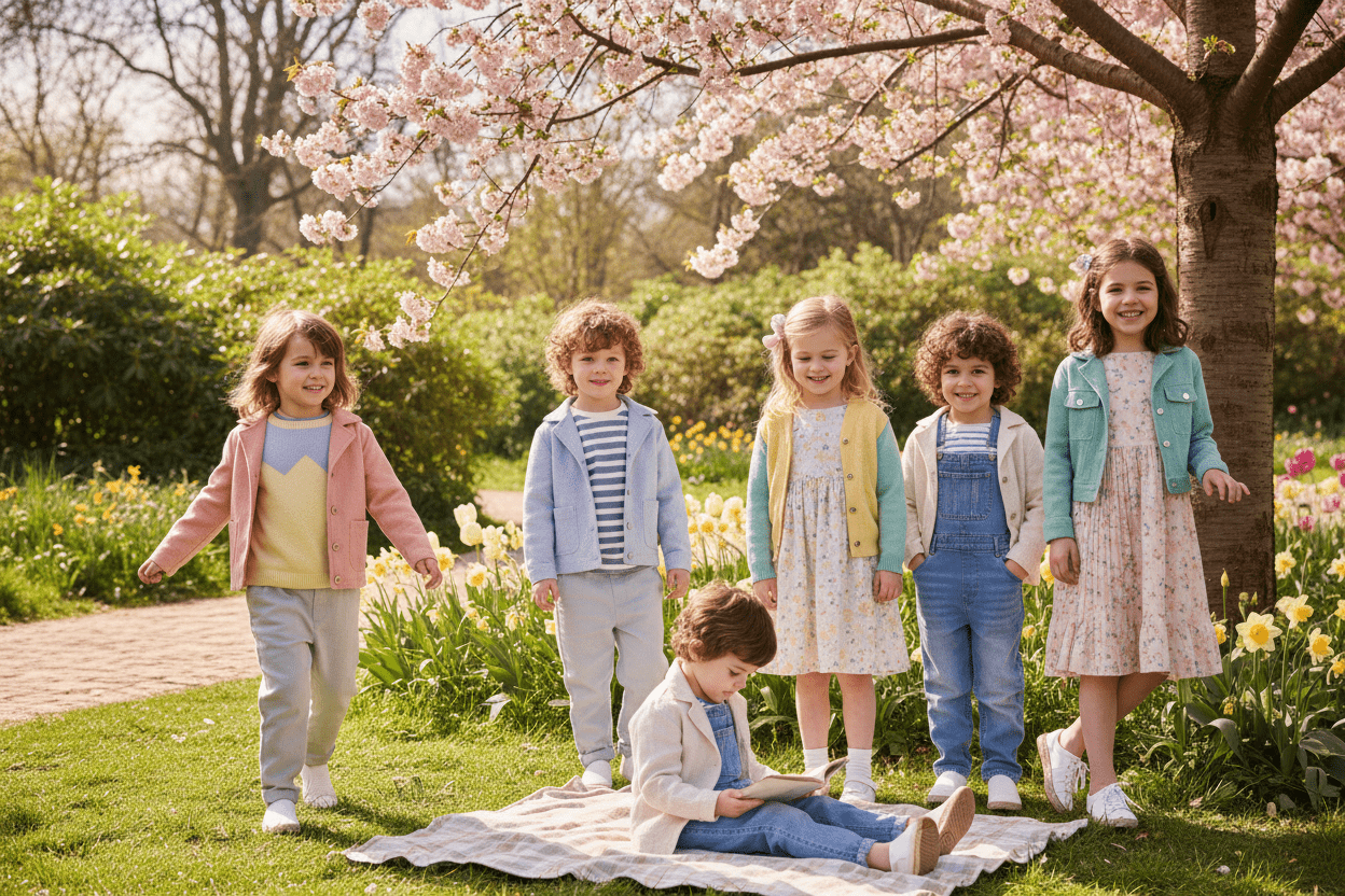 Abbigliamento bambini primavera 2026: tendenze e outfit per la nuova stagione