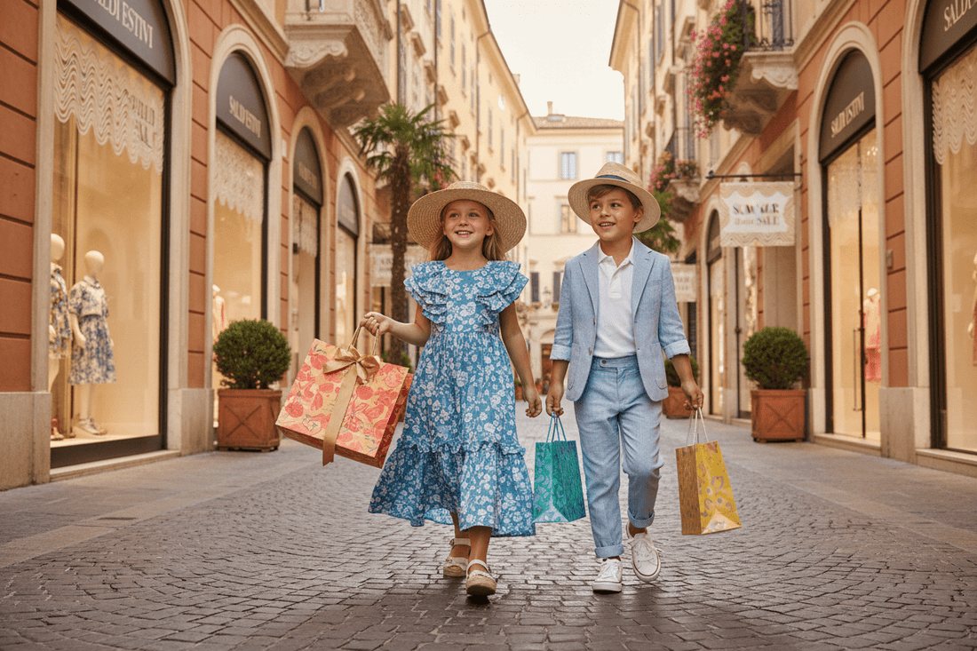 Saldi estivi abbigliamento bambini firmato 2026 - CDifferent Outlet