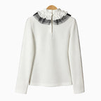 Alice Pi lupetto con rouches sul collo bambina | CDifferent Outlet