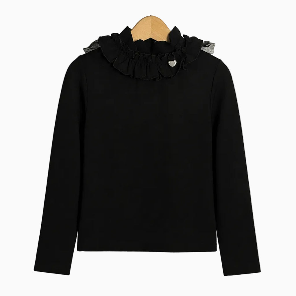 Alice Pi lupetto con rouches sul collo bambina | CDifferent Outlet