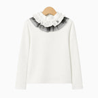 Alice Pi lupetto con rouches sul collo bambina | CDifferent Outlet