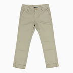 Papermoon pantalone slim fit beige con tasche americane bambino - Abbigliamento bambini firmato | CDifferent Outlet