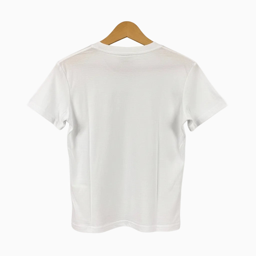 Mousse t-shirt manica corta bambino bianca con tigre - Abbigliamento bambini firmato | CDifferent Outlet