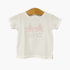 Coccodè t-shirt neonata bianca con stelle