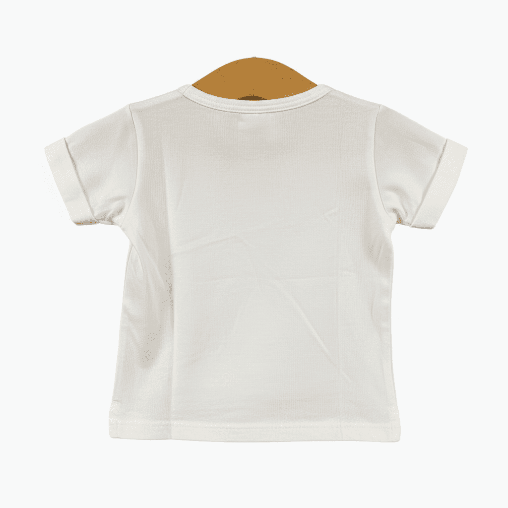 Coccodè t-shirt neonata bianca con stelle - Abbigliamento bambini firmato | CDifferent Outlet