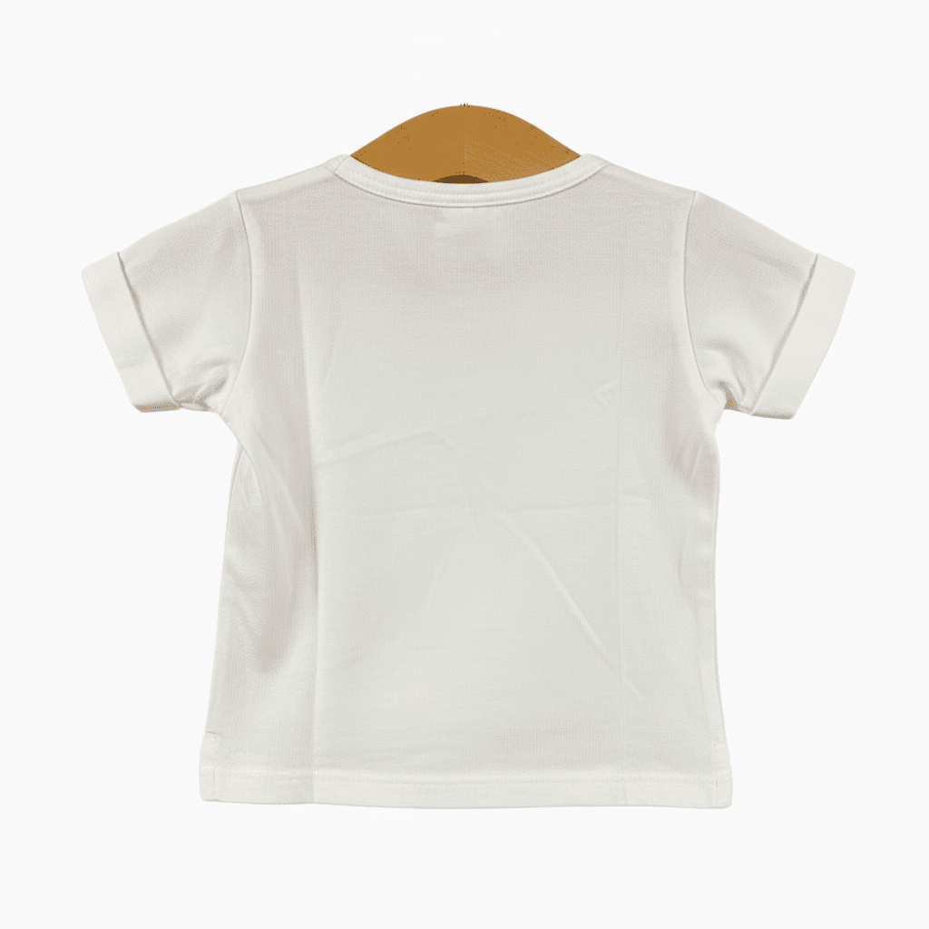 Coccodè t-shirt neonata bianca con stelle