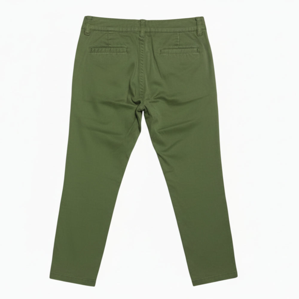 Patrizia Pepe pantalone bambina con rouge verde militare