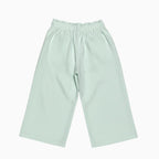 People pantalone cropped bambina bianco con elastico