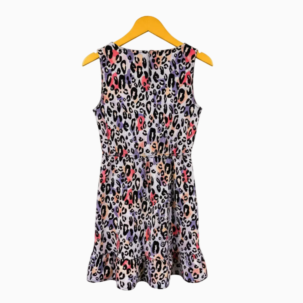 Only vestito bambina fantasia animalier lilla - Abbigliamento bambini firmato | CDifferent Outlet