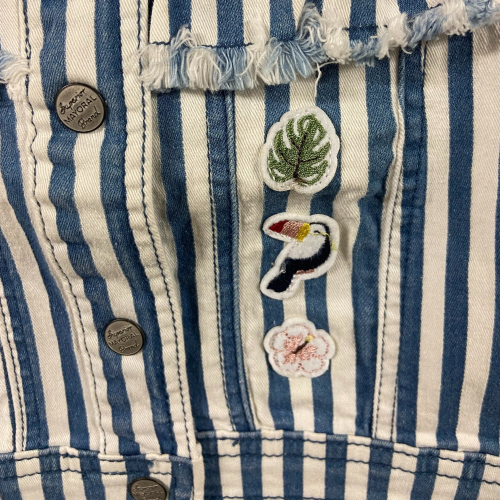 Mayoral gilet rigato bambina stile marinaretto