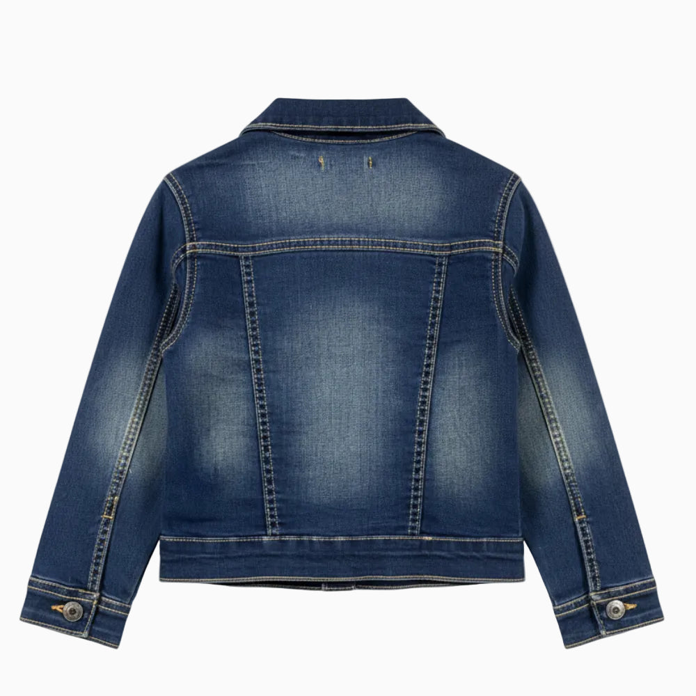 Blue Seven giacca di jeans bambino sfumata
