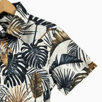 Sp1 camicia manica corta bambino foglie tropicali - Abbigliamento bambini firmato | CDifferent Outlet