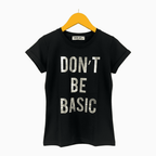 Shop Art t-shirt bambina nera con scritta argento - Abbigliamento bambini firmato | CDifferent Outlet