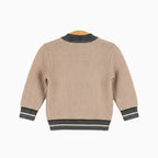 Jeckerson cardigan neonato a trecce con profili a contrasto | CDifferent Outlet