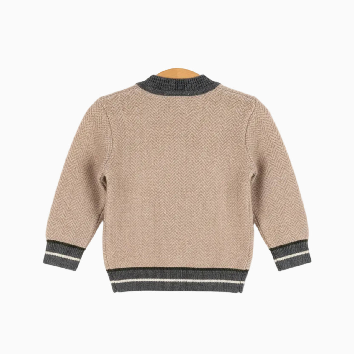 Jeckerson cardigan neonato a trecce con profili a contrasto | CDifferent Outlet