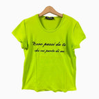 Young Thing t-shirt manica corta bambina verde con dedica - Abbigliamento bambini firmato | CDifferent Outlet