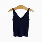 Alice Pi set maglia a costine con canotta e coprispalle blu bambina