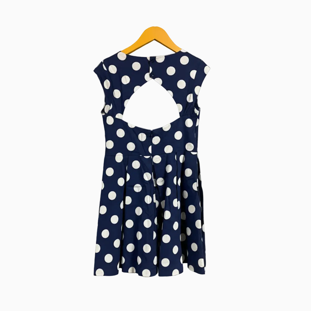 Mayoral vestito bambina blu pois