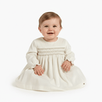 Mayoral abito neonata bianco con lurex