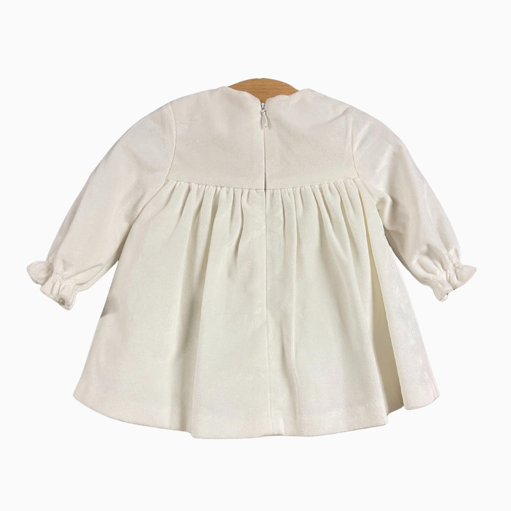 Mayoral abito neonata bianco con lurex