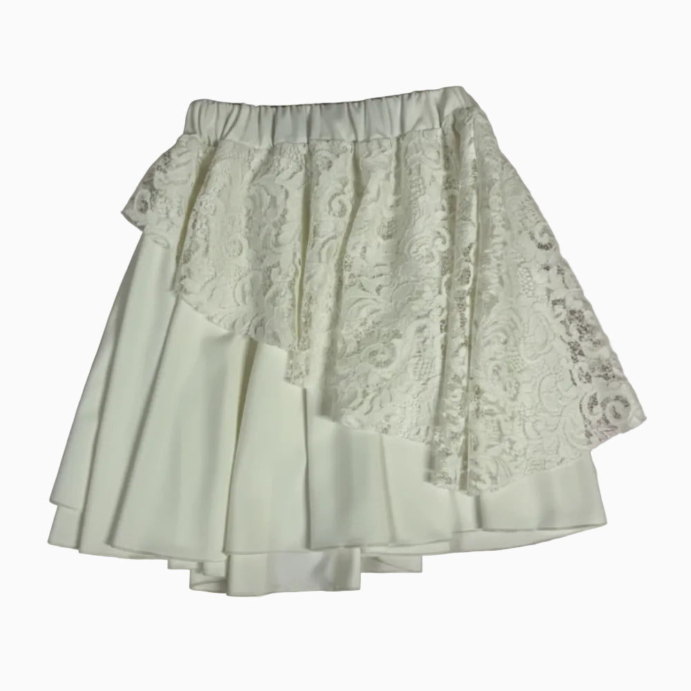 People gonna balza pizzo bambina bianca - Abbigliamento bambini firmato | CDifferent Outlet