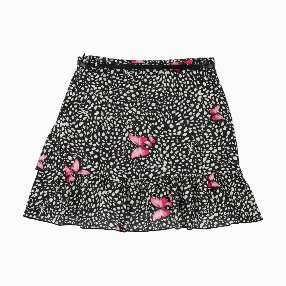 Liu Jo gonna mini con cintura fantasia animalier e farfalle bambina | CDifferent Outlet