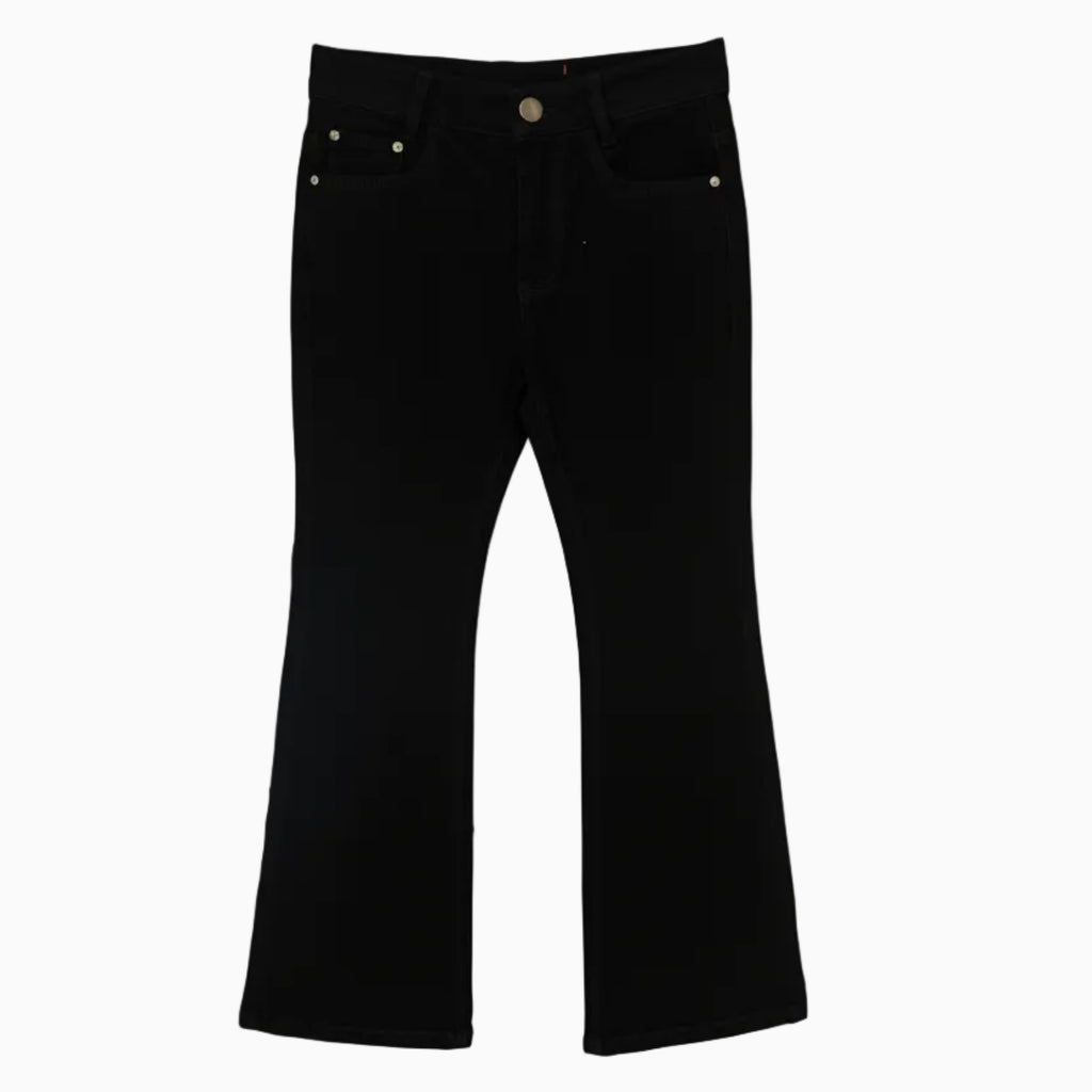 Liu Jo pantaloni neri a zampa in velluto bambina | CDifferent Outlet