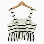Mayoral top a righe con balza e fiocco bambina - Abbigliamento bambini firmato | CDifferent Outlet