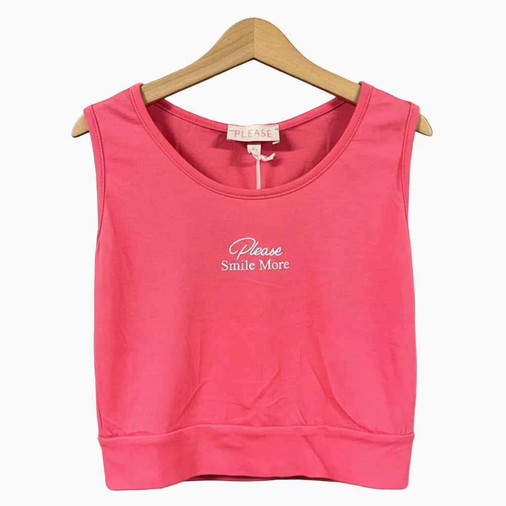 Please top corallo fiocco schiena bambina - Abbigliamento bambini firmato | CDifferent Outlet