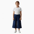 Mayoral pantalone cropped bambina blu - Abbigliamento bambini firmato | CDifferent Outlet