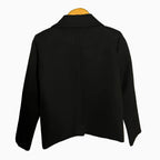 Alice Pi giacca elegante nera da bambina con revers e tasche | CDifferent Outlet