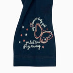 3Pommes leggings neonata blu