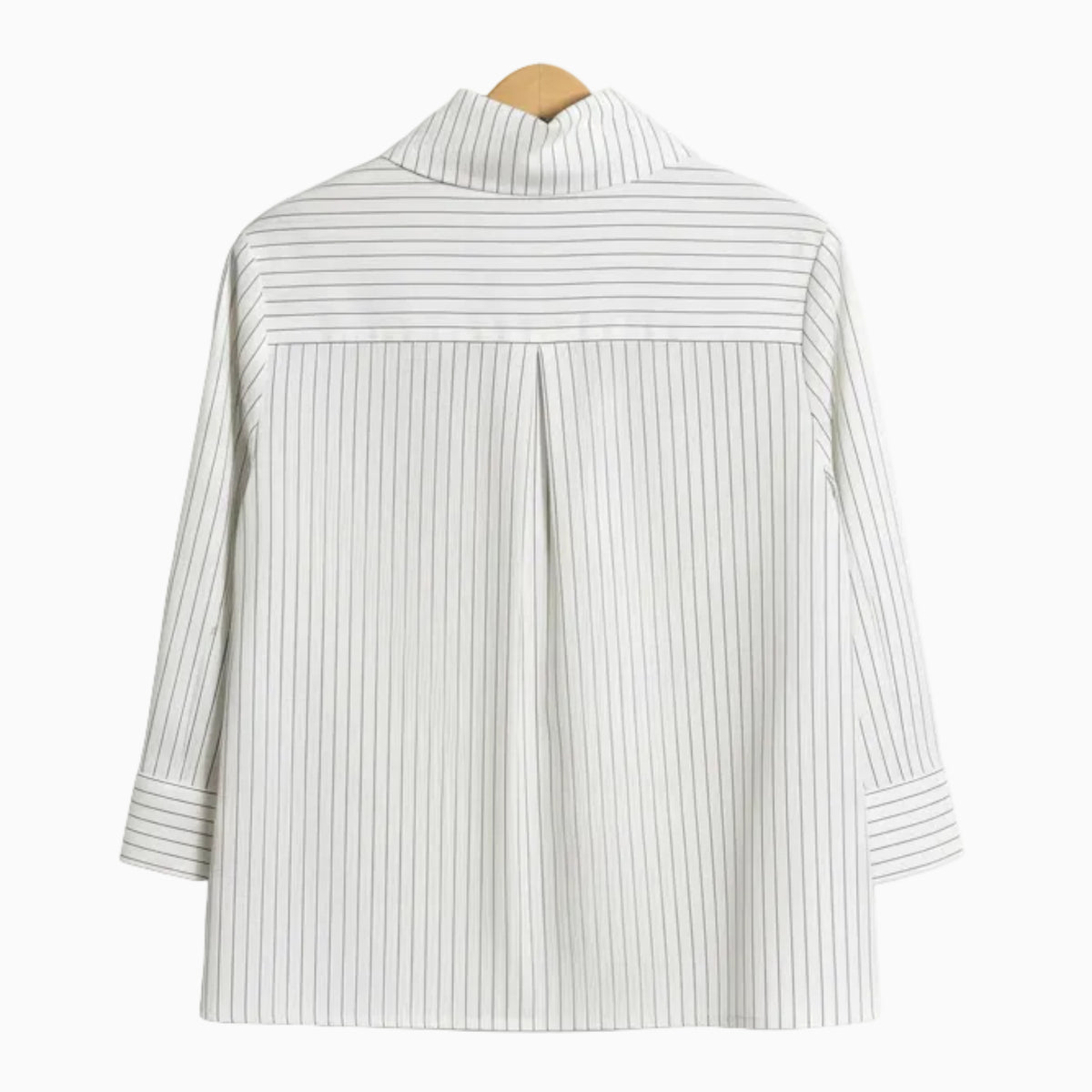 Alice Pi camicia avorio rigata nera con cravatta bambina