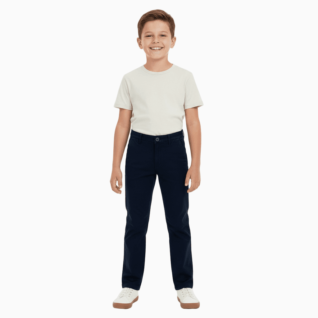 Jeckerson pantalone blu notte bambino con patch - Abbigliamento bambini firmato | CDifferent Outlet