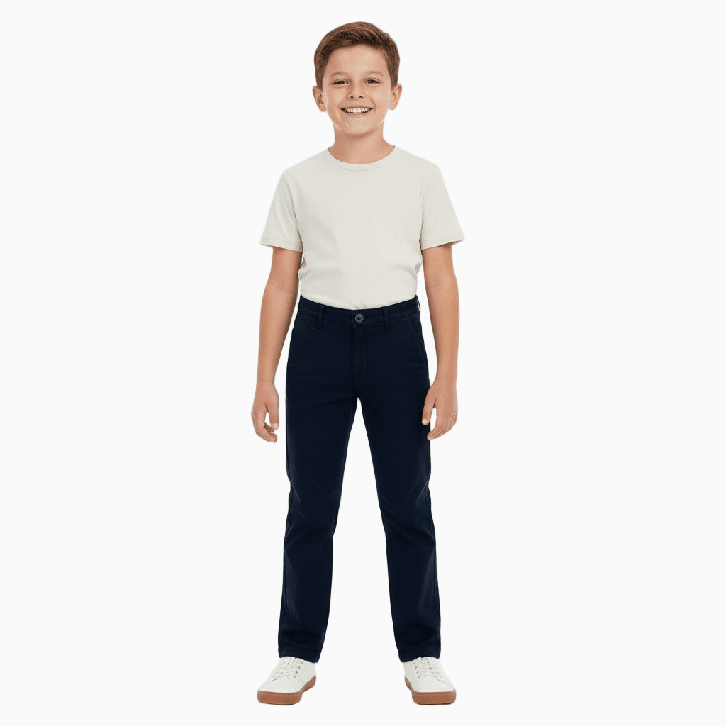 Jeckerson pantalone blu notte bambino con patch