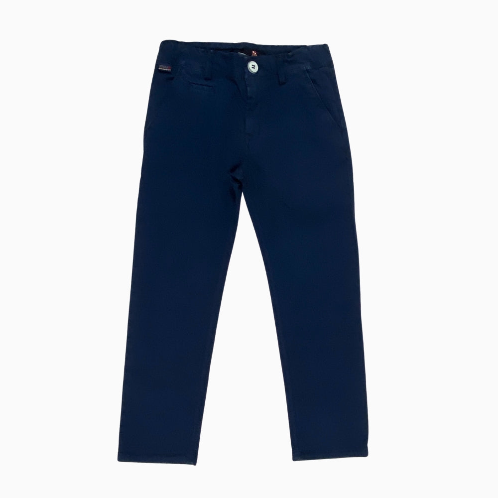 Officina 51 pantalone in cotone bambino blu