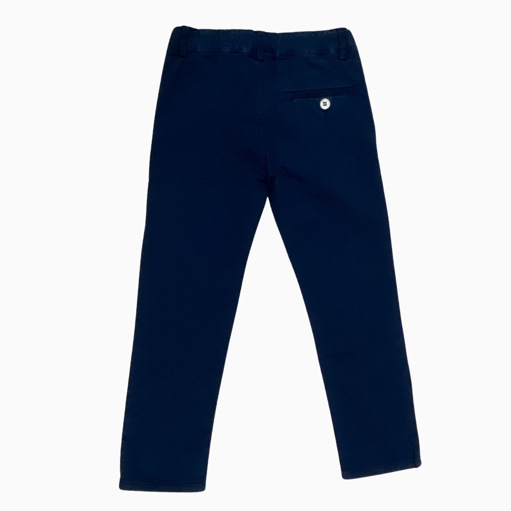 Officina 51 pantalone in cotone bambino blu