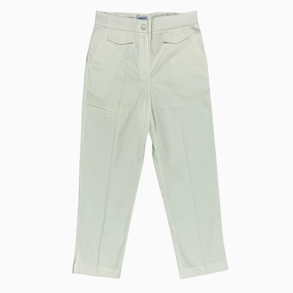 Mayoral pantalone bambina panna elegante
