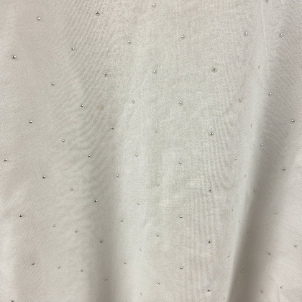 Mayoral t-shirt bambina panna con maniche ad aletta