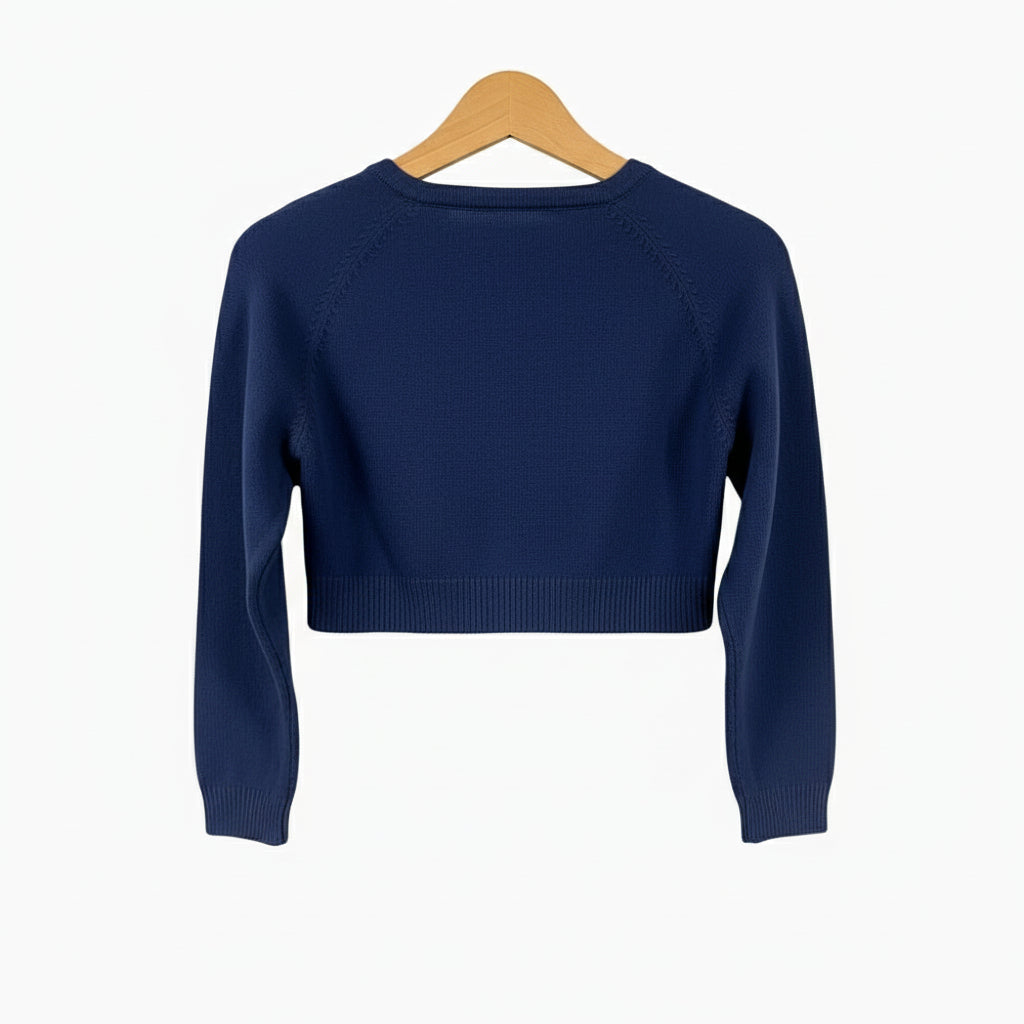 Y-Clù coprispalle bambina blu con fiocco - Abbigliamento bambini firmato | CDifferent Outlet