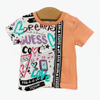 Guess t-shirt manica corta neonata fantasia - Abbigliamento bambini firmato | CDifferent Outlet