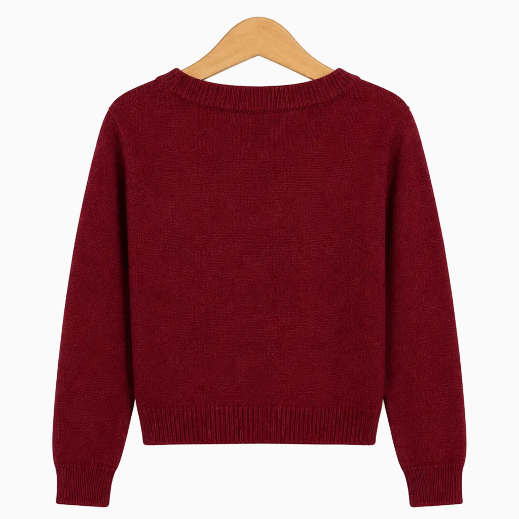 Alice Pi maglia bordeaux scritta blu bambina | CDifferent Outlet