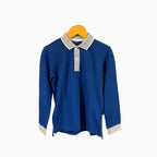 Silvian Heach polo manica lunga bambino bluette