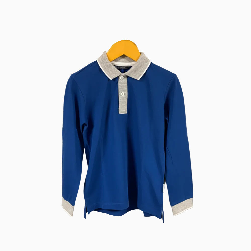 Silvian Heach polo manica lunga bambino bluette