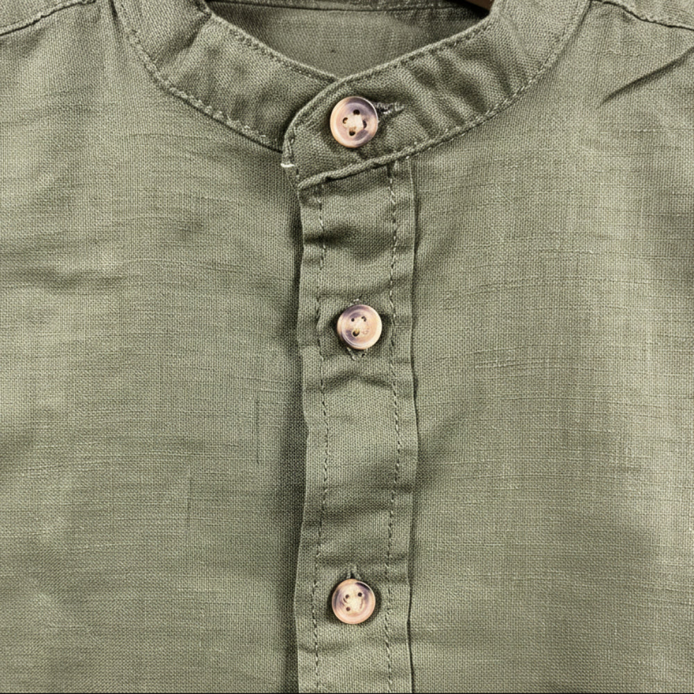 Jack & Jones camicia cotone verde bambino - Abbigliamento bambini firmato | CDifferent Outlet
