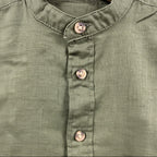 Jack & Jones camicia cotone verde bambino - Abbigliamento bambini firmato | CDifferent Outlet