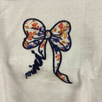 Minibanda t-shirt manica corta neonata con fiocco