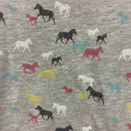 Esprit t-shirt manica corta bambina grigia con stampa cavalli - Abbigliamento bambini firmato | CDifferent Outlet