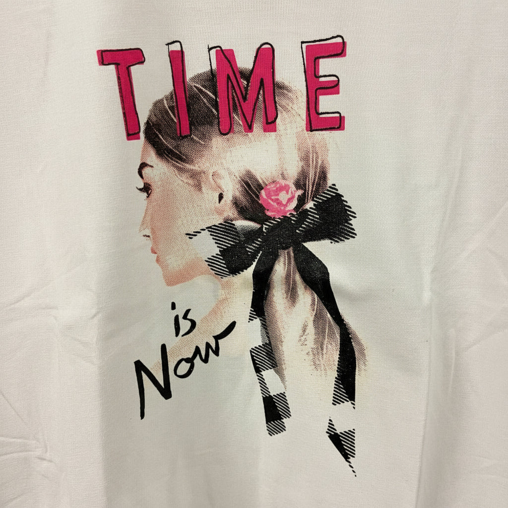 Ativo t-shirt manica corta bambina time