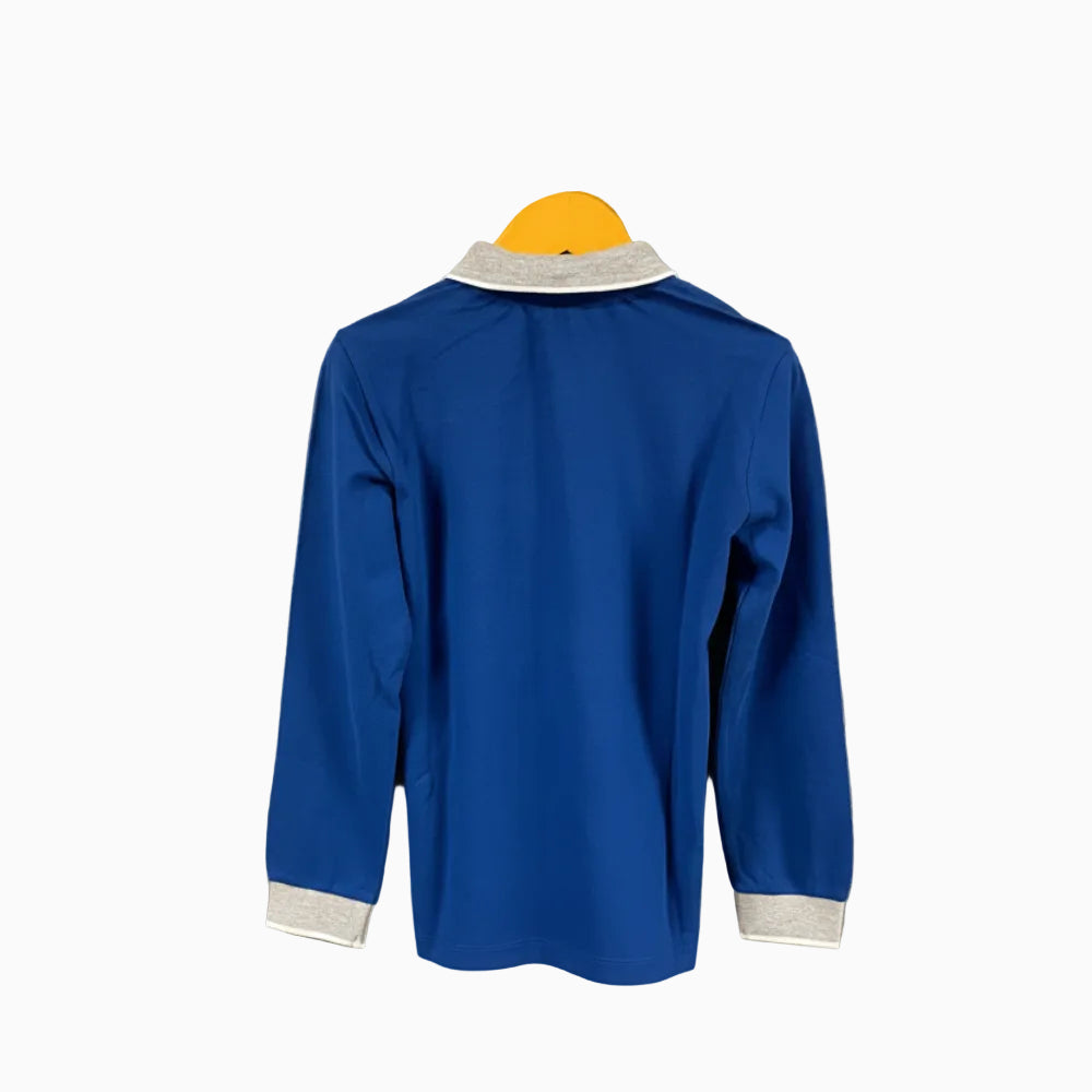 Silvian Heach polo manica lunga bambino bluette